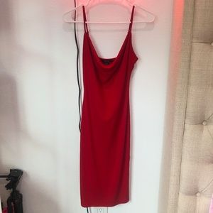 Forever 21 Red Elegant Slouch Top Dress